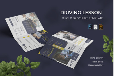 Driving Lesson - Bifold Brochure