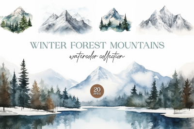 Winter Forest Mountain