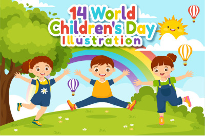 14 World Children&#039;s Day Illustration