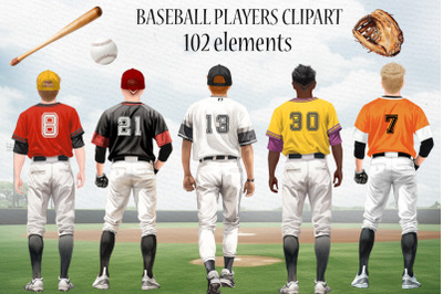 Baseball players clipart Baseball clipart Baseball jerseys