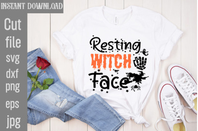 Resting Witch Face SVG cut file&2C;Halloween Svg Disney&2C; Halloween Svg Fr