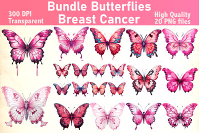 Breast Cancer Support Butterfly Bundle01