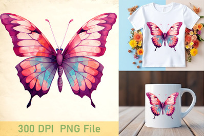 Breast Cancer Butterfly Graphics 01