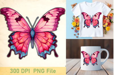 Breast Cancer Butterfly Graphics 03