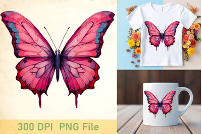 Breast Cancer Butterfly Graphics 07