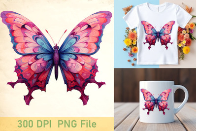 Breast Cancer Butterfly Graphics 08