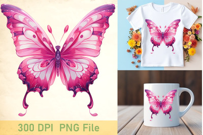 Breast Cancer Butterfly Graphics 09