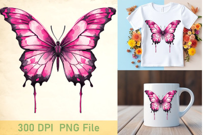 Breast Cancer Butterfly Graphics 12