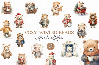 Cozy Winter Bears