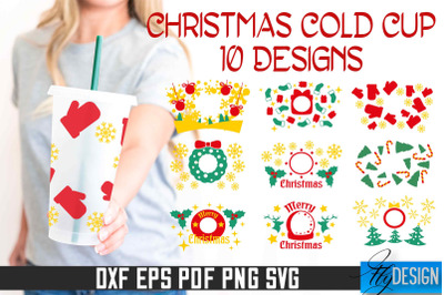 Christmas Cold Cup SVG | &nbsp;SVG Design v.1