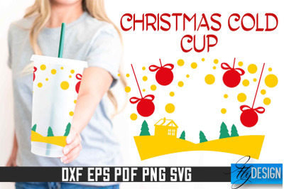 Christmas Cold Cup SVG | &nbsp;SVG Design v.1