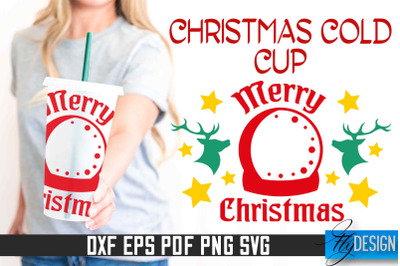 Christmas Cold Cup SVG | &nbsp;SVG Design v.1