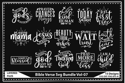 Bible Verse Svg Bundle Vol-07