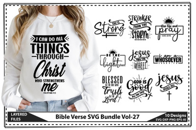 Bible Verse SVG Bundle Vol-27