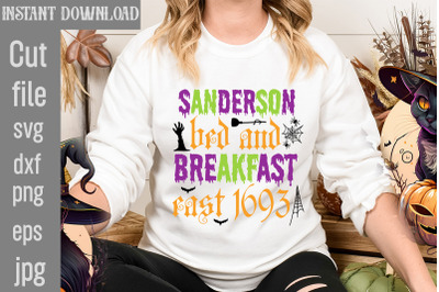 Sanderson Bed And Breakfast East 1693 SVG cut file&2C;Halloween Svg Disne