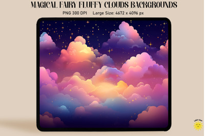 Soft Dreamy Fluffy Clouds Backgrounds