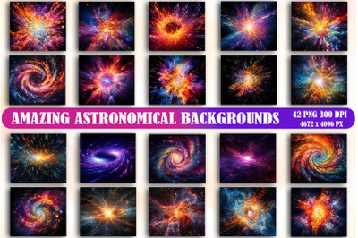 Amazing Astronomical Backgrounds