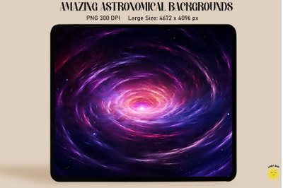 Magical Purple Galaxy Backgrounds