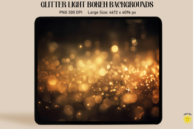 Golden Light Falling Bokeh Backgrounds