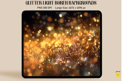 Golden Luminous Bokeh Backgrounds