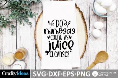 Do mimosas count as juice cleanse&3F; SVG