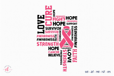 Breast Cancer Awareness SVG Design