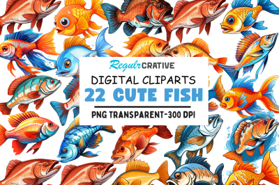 Fish Clipart Bundle