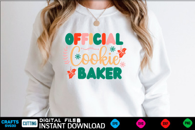 Official Cookie Baker retro SVG