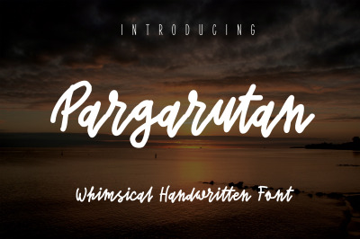 Pargarutan | Whimsical Handwritten Font