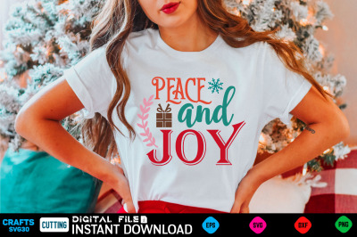 peace and joy svg