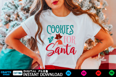 Cookies For Santa svg