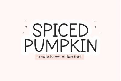 Spiced Pumpkin - Cute Handwritten Font