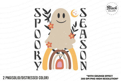 Boho Halloween PNG Sublimation