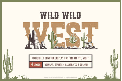 Wild Wild West - Color Font