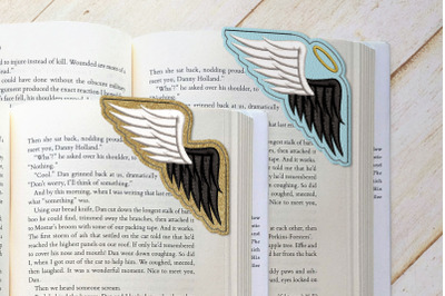 ITH Dual Wings Corner Bookmark | Applique Embroidery
