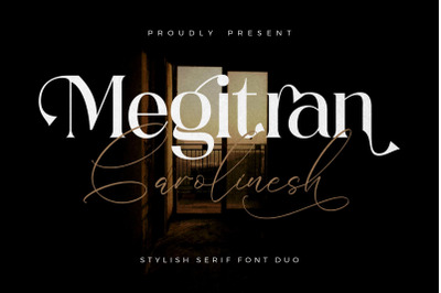 Megitran Carolinesh Font Duo