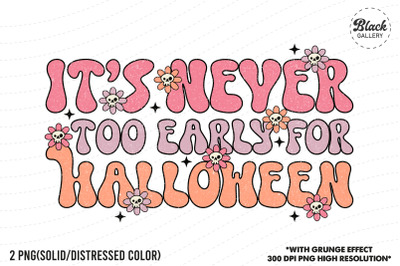 Retro Halloween Quote  PNG