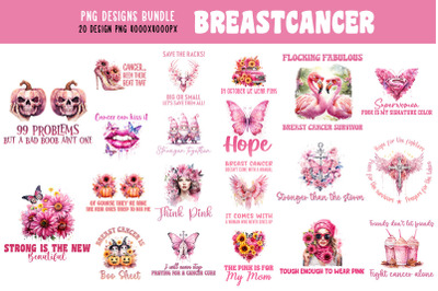 Breast Cancer Pink Ribbon Bundle
