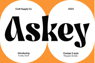 Askey - Funky Serif