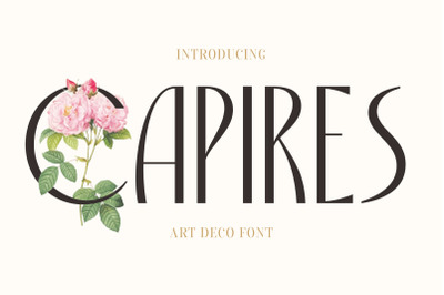 Capires - Art Deco Font