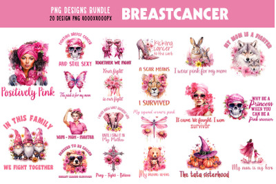 Breast Cancer Pink Family Bundle