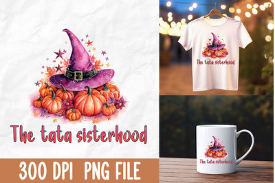 The Tata Sisterhood Pink October Witch