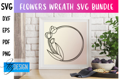 Flowers Wreath SVG | SVG&nbsp;Design