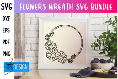 Flowers Wreath SVG | SVG&nbsp;Design