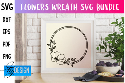 Flowers Wreath SVG | SVG&nbsp;Design