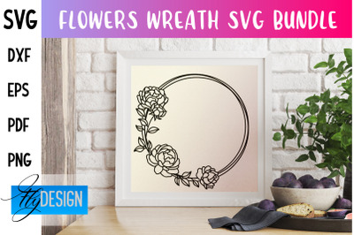 Flowers Wreath SVG | SVG&nbsp;Design