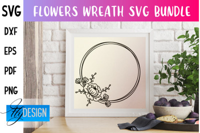 Flowers Wreath SVG | SVG&nbsp;Design