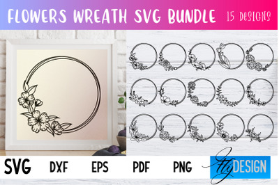 Flowers Wreath SVG | SVG&nbsp;Design