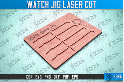 Watch Jig Laser Cut SVG | Teacher Gift SVG Design | School CNC Files