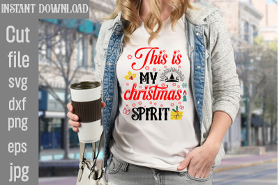 This Is My Christmas Spirit SVG cut file&2C;Mega Retro Christmas Svg Bund